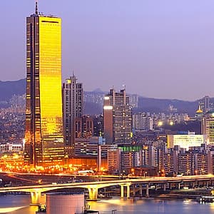 Vé Đài Quan Sát + Công Viên Thủy Sinh, Tham Quan Tòa Nhà 63 Tầng - 63 Building Seoul, Hàn Quốc