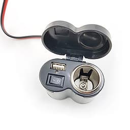 Bộ phụ kiện chế sạc điện thoại trên xe máy V6