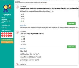 Khóa học TIẾNG ANH LỚP 5 cô Ngọc Anh - 03 tháng