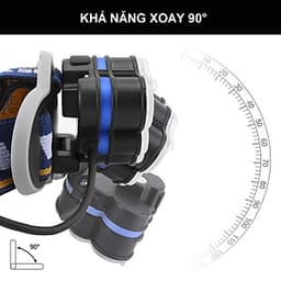 Đèn Pin Đeo Đầu Sạc Điện 02 Pin Lithium 06 Bóng LED eLights TD-622