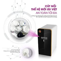 Máy lọc nước RO Mutosi MP-370U nhỏ gọn, 7 cấp lọc, công suất 20L/h - Hàng chính hãng