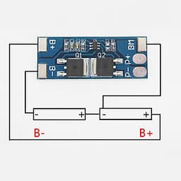 Mạch bảo vệ sạc pin 2 cell 18650- 8.4V-8A - D00-089