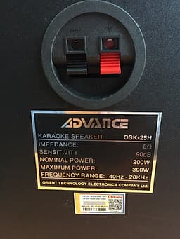Bộ 2 Loa Advance OSK-25H - Hàng chính hãng