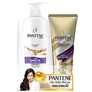 Bộ Đôi Pantene Phục Hồi Hư Tổn Dầu Gội 900ml + Kem Xả 150ml