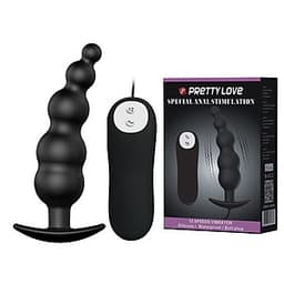 Trứng rung Massage hậu môn cao cấp hột me đen khúc Pretty Love Special Anal Stimulation - 12 chế độ-  Giao hàng kín đáo