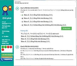 Khóa học GIẢI TÍCH 12 - CƠ BẢN + NÂNG CAO thầy CAO PHI - 03 tháng