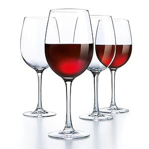  Bộ 4 Ly Rượu Vang Đỏ Thủy Tinh Luminarc World Wine E5981 580ml