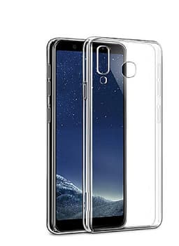 Ốp lưng silicon dẻo trong suốt Loại A cao cấp cho Samsung Galaxy A8 Star