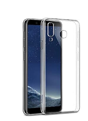 Ốp lưng silicon dẻo trong suốt Loại A cao cấp cho Samsung Galaxy A8 Star