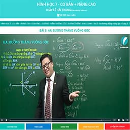 Khóa học HÌNH HỌC 7 - CƠ BẢN + NÂNG CAO thầy Lê Hải Trung - 06 tháng