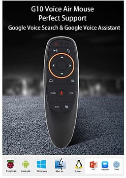 Điều Khiển Bluetooth Tìm Kiếm Giọng Nói Air Mouse Remote Voice G10 / Q6 / V1 - Hàng Nhập Khẩu