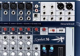 Bộ Trộn Âm Thanh Soundcraft Signature 16-EU-Mixing - Hàng Chính Hãng