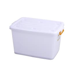 Thùng vuông 30 lít - có bánh xe Duy Tân 750 (52 x 32 x 27.5 cm) giao quai màu ngẫu nhiên thùng đựng thực phẩm đồ đa năng