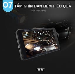 Camera Hành Trình Xe Tải Màn Hình Cảm Ứng 5.0 inch Full HD 1080p GPS H5 (Hỗ Trợ Tiếng Việt) 