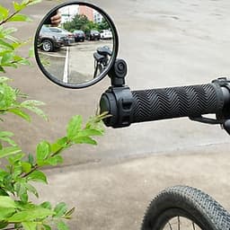 Bộ 2 Gương Chiếu Hậu Tròn Lớn Cho Xe Đạp Thể Thao Địa Hình Xoay 360 Độ Giúp Đạp Xe An Toàn - Hàng Chính Hãng