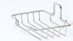 Kệ Xà Phòng Inox Dán Tường Có Kèm Móc Dán Tường - Khay Inox Đựng Xà Phòng Dán Tường Gạch Men Tiện Lợi Không Cần Khoan Tường