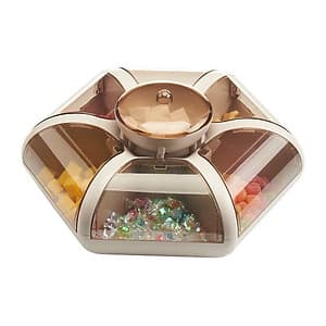 Khay mứt tết hình cánh sen nở siêu đẹp
