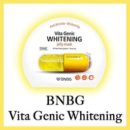Combo 10 Mặt nạ dưỡng da trắng sáng và làm đều màu da BNBG Vita Genic Whitening Jelly Mask (Vitamin C) 30ml x 10