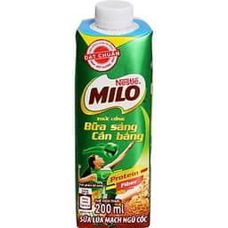 Sữa Lúa Mạch Ngũ Cốc Nestlé MILO Tee Bữa Sáng 200ml (24 x 200ml)