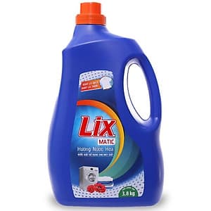 Nước Giặt Lix Matic Hương Nước Hoa 3.8Kg NGM01 - Dùng Cho Máy Giặt Cửa Trước