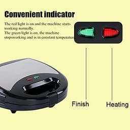 Máy làm bánh 3 trong 1 Sandwich - Waffle - Panini có vỉ nướng BBQ Máy làm bữa sáng 220V