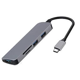Hub chia USB Type-C 5 Cổng USB 3.0/SD/TF Newdery 9866 - Hàng chính hãng
