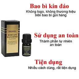 Nước hoa vùng kín Dionel Secret Love Black Edition 5ml 
