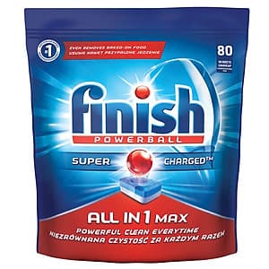 Túi 80 viên rửa chén Finish All In 1 Max Dishwasher Tablets PTT025451