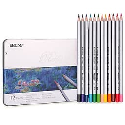Bộ chì tô Marco màu khô cao cấp RAFFINE (Hộp thiếc)