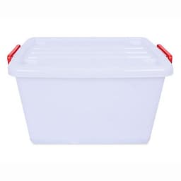 Thùng vuông 30 lít - có bánh xe Duy Tân 750 (52 x 32 x 27.5 cm) giao quai màu ngẫu nhiên thùng đựng thực phẩm đồ đa năng