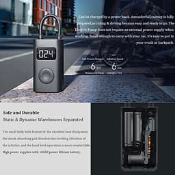 Bơm Nén Khí Cầm Tay Di Động Xiaomi Mijia MJCQ01QJ