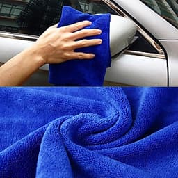 Bộ 3 Khăn lau xe hơi, ô tô, xe máy đa lông cừu năng siêu thấm, siêu mềm 30x70cm ( tặng kèm 2 khăn 25x25 CM )