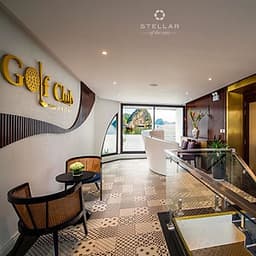 Tour Trọn Gói 2N1Đ Ngủ Đêm Trên Du Thuyền 5* Stellar Of The Seas Cruises Siêu Đẳng Cấp Tại Vịnh Hạ Long (Chèo Thuyền Kayak Khám Phá Vịnh, Ăn 04 bữa, Câu Mực Đêm)