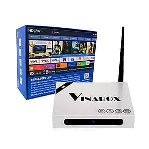Vinabox X6 – TV Box điều khiển bằng giọng nói, Chip lõi tứ, Ram 2GB, Model 2019 - Hàng Chính Hãng