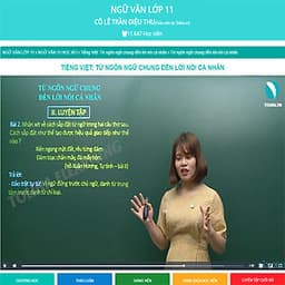 Khóa học NGỮ VĂN LỚP 11 cô Diệu Thu - 06 tháng