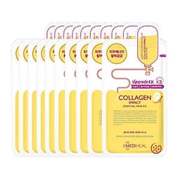 Hộp 10 Mặt nạ dưỡng săn chắc da ngăn ngừa lão hóa da Mediheal Collagen Impact Essential Mask Ex 25ml x10