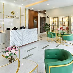 Combo Chăm Sóc Trị Liệu Da Mụn + Massage Đầu Cổ Vai Tại L’amie Spa
