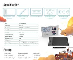 Bảng Vẽ Điện Tử XP-Pen Star G640S Tương Thích Thiết Bị Android Lực Nhấn 8192 Kèm 20 Ngòi Dự Phòng - Hàng chính hãng