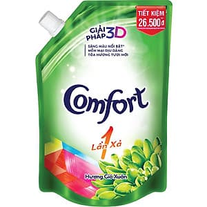 Nước Xả Vải Comfort 1 Lần Xả Hương Gió Xuân Túi 1.6L - 67349992