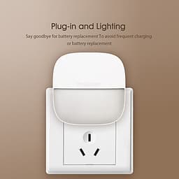 Xiaomi Yeelight Night Light LED  Wall Plug-in Lamp Controlled Infrared Motion Sensor Induction Sleep Light For Hallway